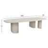 trapezi-trapezarias-fiber-cement-obal-fb-1-1.jpg ΤΡΑΠΕΖΙ ΤΡΑΠΕΖΑΡΙΑΣ FIBER CEMENT ΟΒΑΛ GLEN HM6598.02 ΜΠΕΖ 260x95x75Υεκ