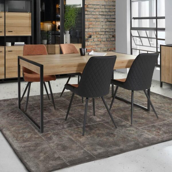 ΤΡΑΠΕΖΙ ΤΡΑΠΕΖΑΡΙΑΣ TERRANO RIVIERA OAK ΧΡΩΜΑ 166x90x77εκ