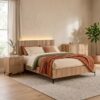 ΔΙΠΛΟ ΚΡΕΒΑΤΙ Fylliana Alicante NATURAL CANELLA OAK ΧΡΩΜΑ 170x210x110εκ (160x200)