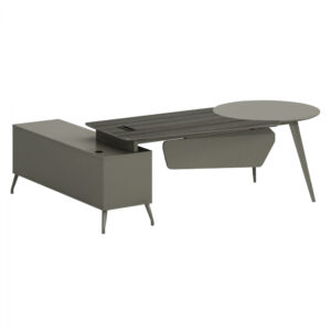 ΓΡΑΦΕΙΟ ΕΠΑΓΓΕΛΜΑΤΙΚΟ LUX SERIES 237X160X75Yεκ. ΔΕΞΙΑ ΓΩΝΙΑ ΣΤΑΧΤΙ ΜΟΚΑ HM2117R