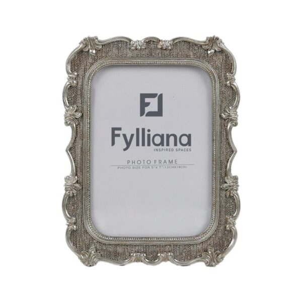 ΚΟΡΝΙΖΑ Fylliana FL0173 13x18 ΑΣΗΜΙ ΧΡΩΜΑ 17x2x23εκ