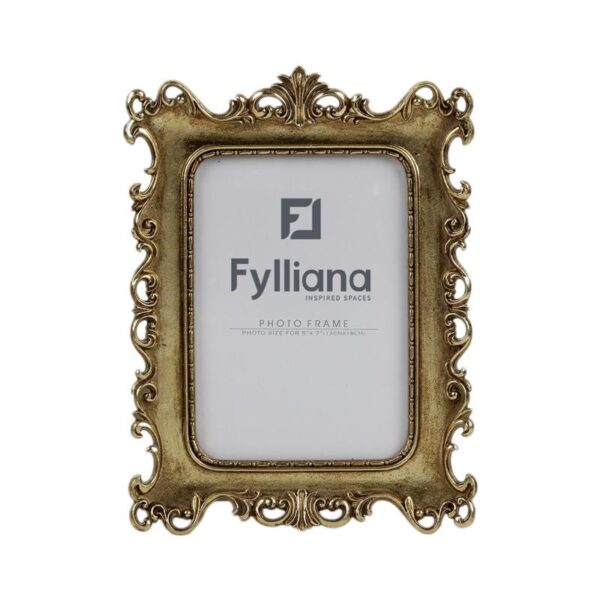 ΚΟΡΝΙΖΑ Fylliana FL0332 13x18 ΧΡΥΣΟ ΧΡΩΜΑ 19x3x26εκ