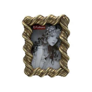ΚΟΡΝΙΖΑ Fylliana FL25451 13x18 ΧΡΥΣΟ ΑΝΤΙΚΕ ΧΡΩΜΑ 17x2x22εκ