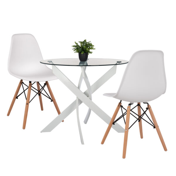 set-trapezarias-3tmch-fb921383-stroggylo.jpg ΣΕΤ ΤΡΑΠΕΖΑΡΙΑΣ 3ΤΜΧ JAFARU HM21383 ΣΤΡΟΓΓΥΛΟ ΤΡΑΠΕΖΙ & 2 ΚΑΡΕΚΛΕΣ--ΛΕΥΚΟ