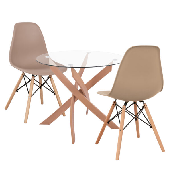 set-trapezarias-3tmch-fb921384-stroggylo.jpg ΣΕΤ ΤΡΑΠΕΖΑΡΙΑΣ 3ΤΜΧ JAFARU HM21384 ΣΤΡΟΓΓΥΛΟ ΤΡΑΠΕΖΙ & 2 ΚΑΡΕΚΛΕΣ--ΚΑΠΟΥΤΣΙΝΟ