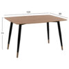set-trapezarias-5tmch-fb91084702-mdf-top-1.jpg ΣΕΤ ΤΡΑΠΕΖΑΡΙΑΣ 5ΤΜΧ GAFF HM10847.02 MDF TOP ΦΥΣΙΚΟ--ΥΦΑΣΜΑ ΜΠΕΖ & ΜΕΤΑΛΛΟ ΜΑΥΡΟ