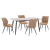 set-trapezarias-5tmch-fb91095303-keramik.jpg ΣΕΤ ΤΡΑΠΕΖΑΡΙΑΣ 5ΤΜΧ GAFF HM10953.03 ΚΕΡΑΜΙΚΟ TOP--ΥΦΑΣΜΑ TAUPE & ΜΕΤΑΛ.ΠΟΔΙΑ ΜΑΥΡΑ