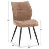 set-trapezarias-5tmch-fb91095303-keramik-2.jpg ΣΕΤ ΤΡΑΠΕΖΑΡΙΑΣ 5ΤΜΧ GAFF HM10953.03 ΚΕΡΑΜΙΚΟ TOP--ΥΦΑΣΜΑ TAUPE & ΜΕΤΑΛ.ΠΟΔΙΑ ΜΑΥΡΑ