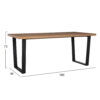 set-trapezarias-7tmch-fb91093302-mdf-top-1.jpg ΣΕΤ ΤΡΑΠΕΖΑΡΙΑΣ 7ΤΜΧ ASTORIA HM10933.02 MDF TOP--ΥΦΑΣΜΑ ΜΠΕΖ/ΚΑΦΕ & ΜΕΤΑΛΛΟ ΜΑΥΡΟ