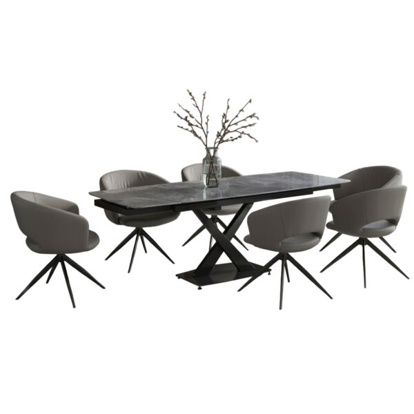 set-trapezarias-7tmch-fb921357-gkri-kera.jpg ΣΕΤ ΤΡΑΠΕΖΑΡΙΑΣ 7ΤΜΧ HOKU HM21357 ΓΚΡΙ ΚΕΡΑΜΙΚΟ ΕΠΕΚΤΕΙΝΟΜΕΝΟ TOP--PU ΣΕ ΓΚΡΙ