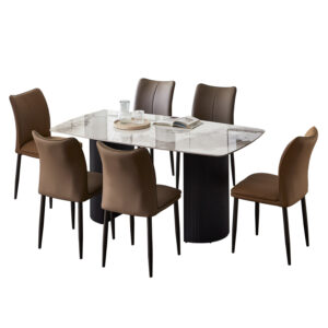 set-trapezarias-7tmch-fb921362-keramiko-.jpg ΣΕΤ ΤΡΑΠΕΖΑΡΙΑΣ 7ΤΜΧ MINAO HM21362 ΚΕΡΑΜΙΚΟ TOP/MDF ΠΟΔΙΑ--PU ΚΑΦΕ/ΜΕΤΑΛ.ΠΟΔΙΑ