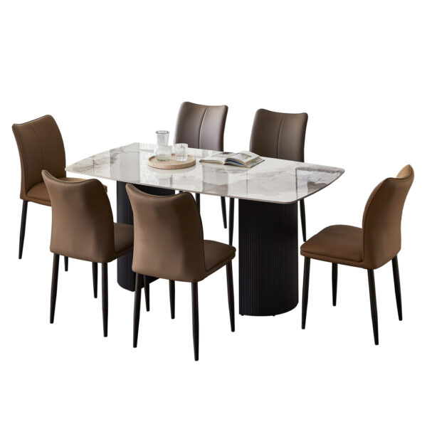 set-trapezarias-7tmch-fb921362-keramiko-.jpg ΣΕΤ ΤΡΑΠΕΖΑΡΙΑΣ 7ΤΜΧ MINAO HM21362 ΚΕΡΑΜΙΚΟ TOP/MDF ΠΟΔΙΑ--PU ΚΑΦΕ/ΜΕΤΑΛ.ΠΟΔΙΑ