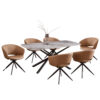 set-trapezarias-7tmch-fb921365-keramiko-.jpg ΣΕΤ ΤΡΑΠΕΖΑΡΙΑΣ 7ΤΜΧ HANAE HM21365 ΚΕΡΑΜΙΚΟ TOP/ΜΕΤΑΛ. ΠΟΔΙΑ--PU ΜΟΚΑ/ΜΕΤΑΛ.ΠΟΔΙΑ