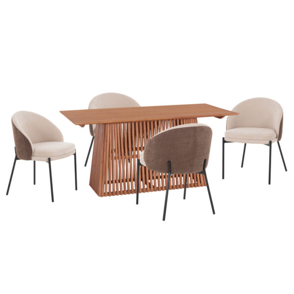 set-trapezarias-eschoroy-5tmch-fb9109580.jpg ΣΕΤ ΤΡΑΠΕΖΑΡΙΑΣ ΕΣ.ΧΩΡΟΥ 5ΤΜΧ DETTON HM10958.02 MINDI ΞΥΛΟ--ΚΑΦΕ/ΜΠΕΖ ΠΟΛΥΘΡΟΝΕΣ