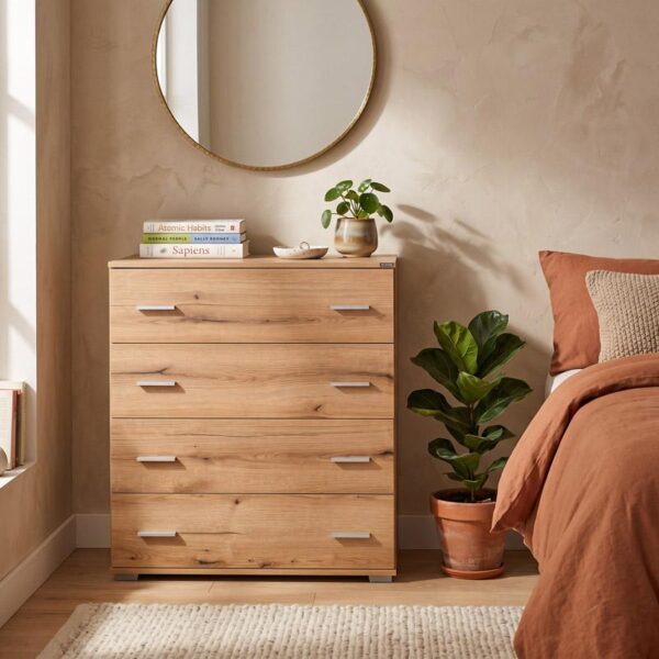 ΣΥΡΤΑΡΙΕΡΑ Fylliana New Imperium 4F ARTISAN OAK ΧΡΩΜΑ 90x44x106εκ
