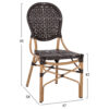 karekla-aloyminioy-bamboo-look-me-kafe-p-1.jpg ΚΑΡΕΚΛΑ ΑΛΟΥΜΙΝΙΟΥ BAMBOO LOOK ΜΕ ΚΑΦΕ PE RATTAN HM5925.01 47x58x95Yεκ.