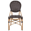 karekla-aloyminioy-bamboo-look-me-kafe-p-2.jpg ΚΑΡΕΚΛΑ ΑΛΟΥΜΙΝΙΟΥ BAMBOO LOOK ΜΕ ΚΑΦΕ PE RATTAN HM5925.01 47x58x95Yεκ.