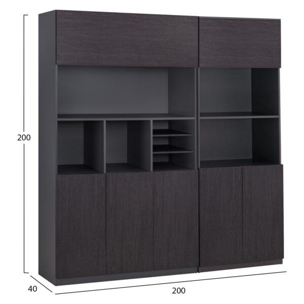set-2-tmch-bibliothiki-grafeioy-epaggelm-1.jpg ΣΕΤ 2 ΤΜΧ ΒΙΒΛΙΟΘΗΚΗ ΓΡΑΦΕΙΟΥ ΕΠΑΓΓΕΛΜΑΤΙΚΗ ROSEWOOD HM11203