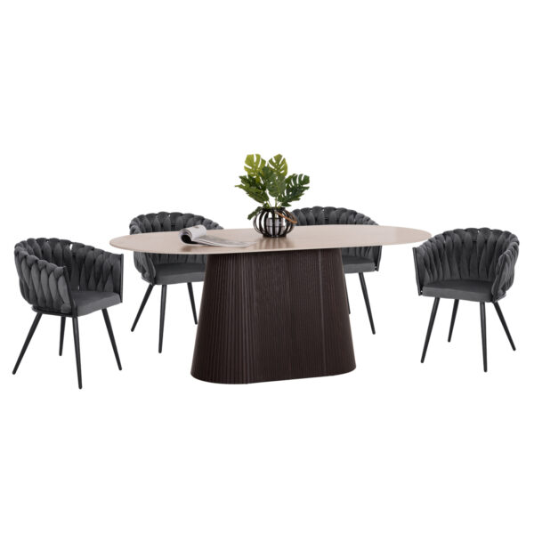 set-trapezarias-5tmch-fb91211801-keramik-5.jpg ΣΕΤ ΤΡΑΠΕΖΑΡΙΑΣ 5ΤΜΧ CATER HM12118.01 ΚΕΡΑΜΙΚΟ TOP ΟΒΑΛ--ΓΚΡΙ ΒΕΛΟΥΔΟ