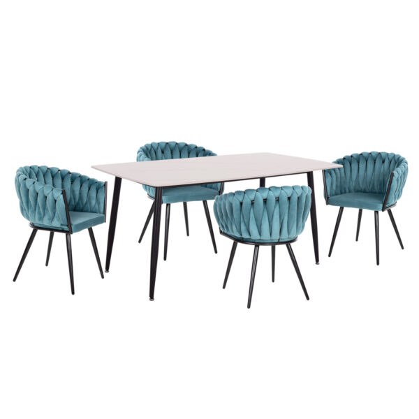 set-trapezarias-5tmch-fb91212101-keramik.jpg ΣΕΤ ΤΡΑΠΕΖΑΡΙΑΣ 5ΤΜΧ RAVEN HM12121.01 ΚΕΡΑΜΙΚΟ TOP ΛΕΥΚΟ ΜΑΡΜΑΡΟ--ΤΙΡΚΟΥΑΖ ΒΕΛΟΥΔΟ