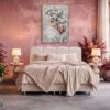 ΚΡΕΒΑΤΙ Fylliana Edem ΜΠΕΖ ΜΕ ΑΠΟΘ ΧΩΡΟ 179x212x130εκ (160x200)