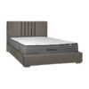 ΔΙΠΛΟ ΚΡΕΒΑΤΙ Fylliana Alessio TAUPE ΧΡΩΜΑ ΥΦΑΣΜΑΤΟΣ 175x214x115εκ (160x200)