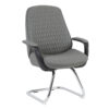 ΚΑΡΕΚΛΑ ΕΠΙΣΚΕΠΤΗ VELUM-s HM1235.10 ΓΚΡΙ PU--ΒΑΣΗ ΧΡΩΜΙΟΥ 71x60x100Υεκ.
