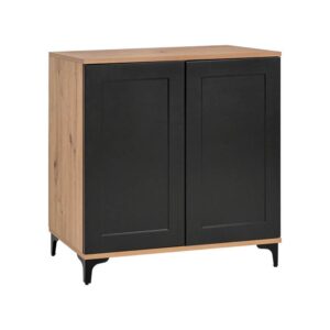 ΚΟΜΟΤΑ Fylliana Nordic 2K 80 ARTISAN OAK - ΜΑΥΡΟ 80x40x86εκ